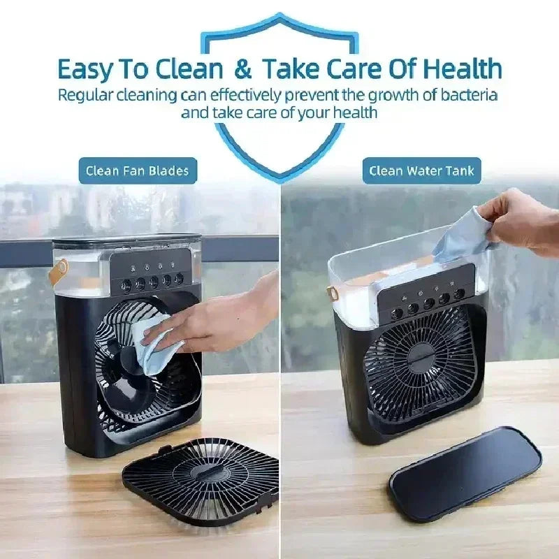 Fan Air Conditioner with Led Night Light