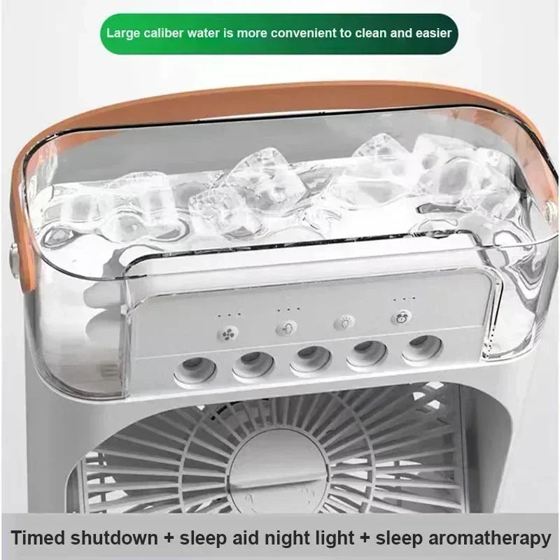 Fan Air Conditioner with Led Night Light